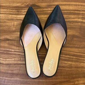 Charles by Charles David Black Pointed Mules